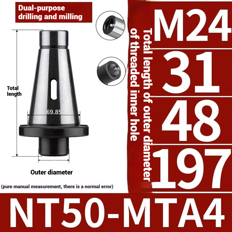 1080-General Milling Machine NT50 Milling Tool Sleeve 7:24/NT 50-Mohs No. 2/3/4/5 Adapter Sleeve Reducing Sleeve Shandong Denso Pricision Tools Co.,Ltd.